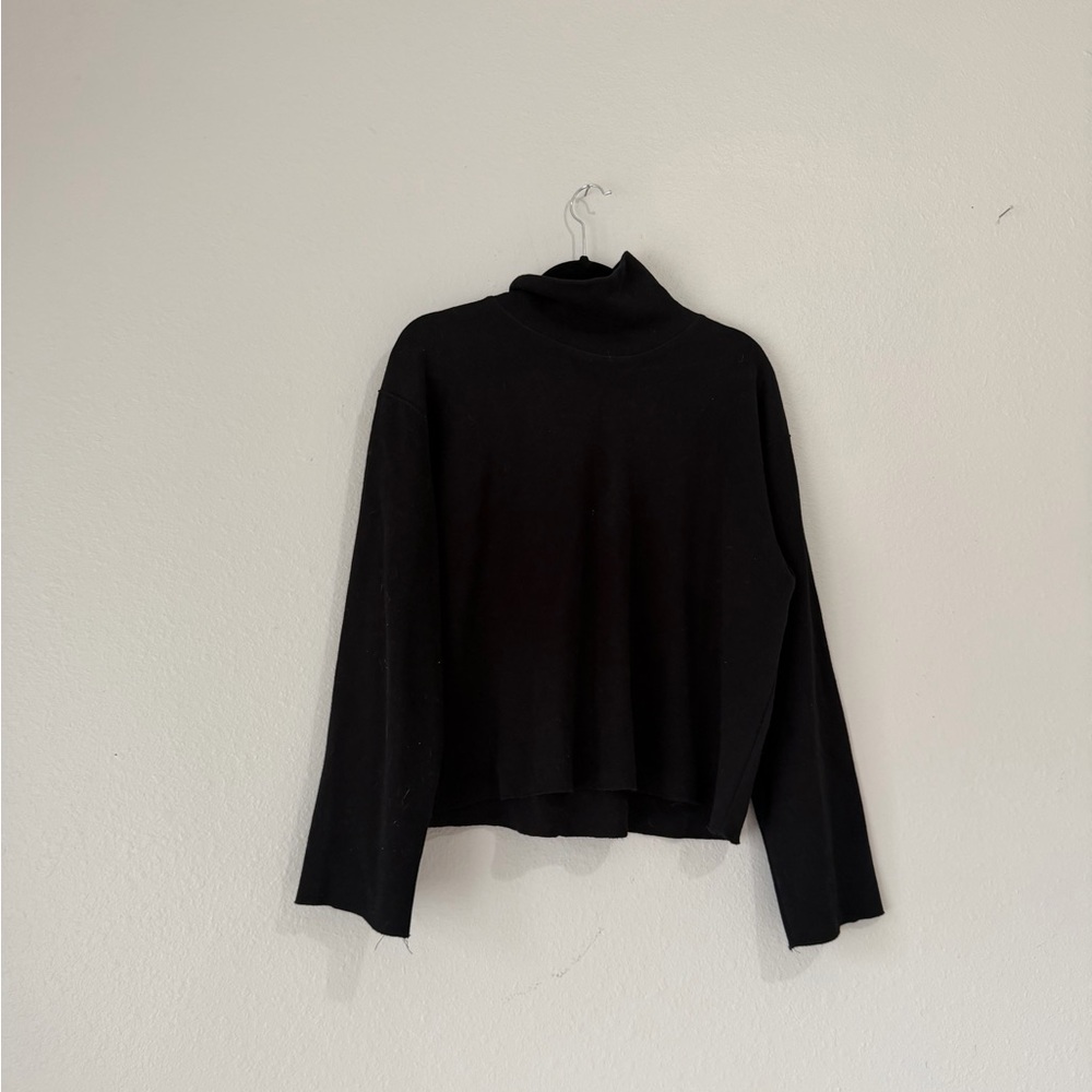 Black Turtleneck Sweater